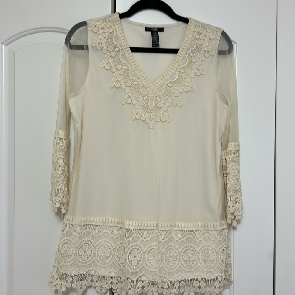 Alfani Lace Blouse